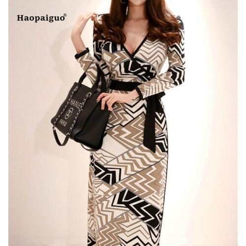 Модные вязаные платья Haopaiguo China At AliExpress