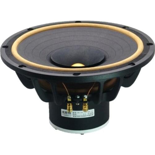 Hf-048 HiFi Speakers 10 Inch HiFi Full Range Speaker Magnet Leather-edged Cone Basin 8ohm Aluminium Basin Frame Loudspeaker
