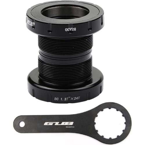 GUB Ceramic Bottom Bracket 30mm Axle MTB Road Bike Bearing Cup For SRAM Rotor Aluminum alloy 68MM 73MM 34.798MM BSA Frame Cranks