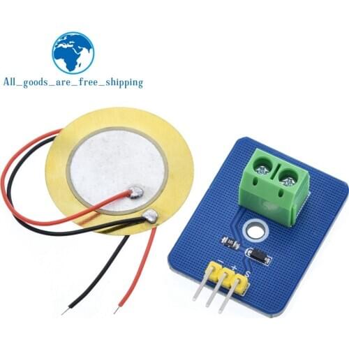 DIY KIT 3.3V/5V Ceramic Piezo Vibration Sensor Module Analog Controller Electronic Components Supplies Sensor for Arduino UNO R3