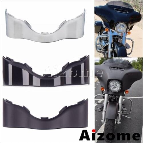 1X ABS Plastic Motorcycle Batwing Fairing Lower Skirt Trims For Harley Touring Electra Street Glide Ultra Limited 2014-2020