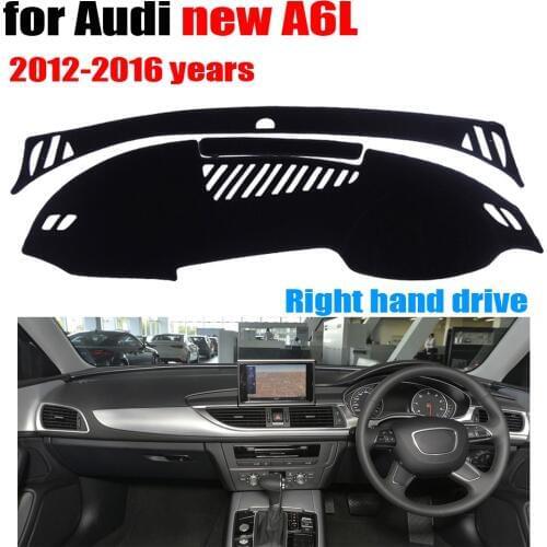 Car Dashboard Cover for Audi New A6L 2012-2016 years Right hand drive dashmat pad dash covers auto dashboard accessories