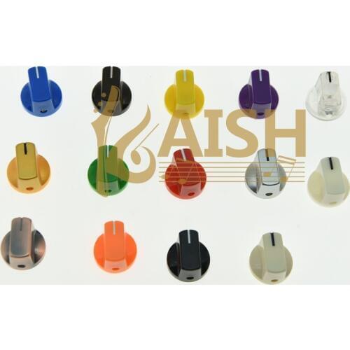 KAISH 10x Guitar AMP Effect Pedal Knobs Davies 1510 Style Pointer Knob Set Screw Various Colors