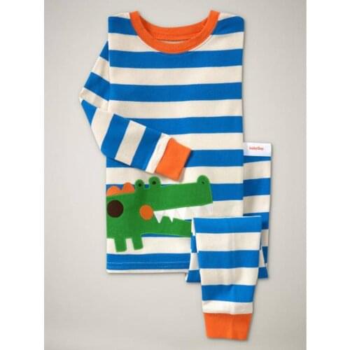 New Style Children Cartoon Warm Cotton Pajamas Sets Baby Girls Boys Pyjamas Pants 2pcs Homewear Kids Tracksuit Clothing Suit