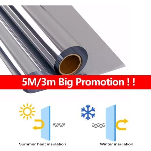 One-Way Mirror Window Film Thermal Insulation Anti-UV Privacy Self-Adhesive Decorative Waterproof For Homes And Offices