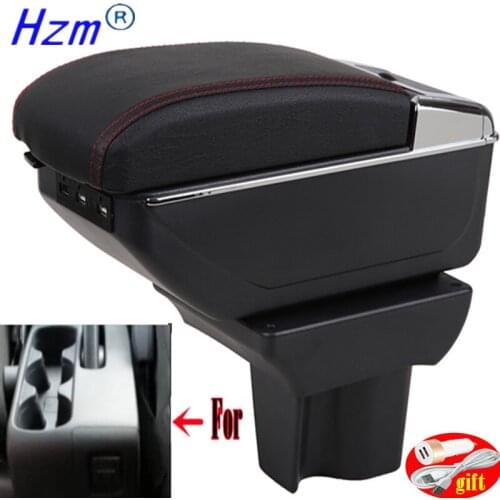 For TOYOTA RUSH Armrest box for Toyota Avanza Interior Parts Car Armrest box Retrofit parts Storage box with USB LED