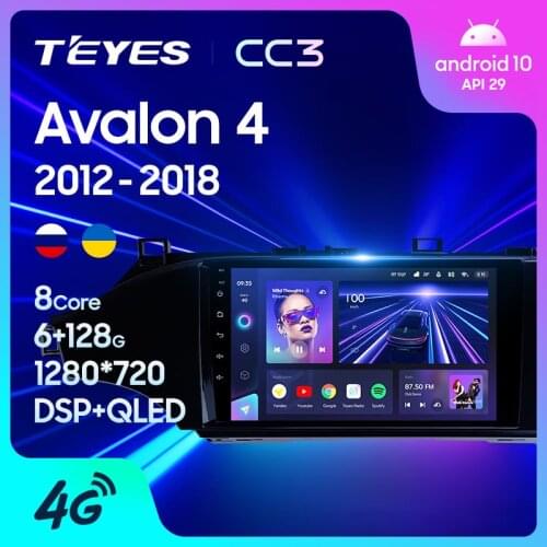 TEYES CC3 For Toyota Avalon 4 IV XX40 2012 - 2018 Car Radio Multimedia Video Player Navigation stereo GPS Android 10 No 2din 2 din dvd