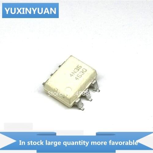 YUXINYUAN 10PCS/LOT 4N35 SOP6 in stock in stock