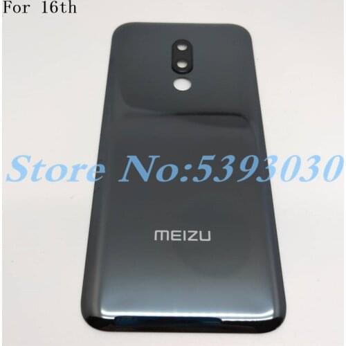 Original New 3D Glass Back Battery Cover For Meizu 16 16th M882Q M882H Case Back Glass Rear Door Housing With Camera Lens