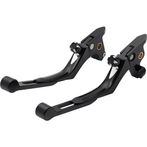 1Pair Motorcycle Clutch Brake Levers Adjustable Gliding Handle Clutch for Sportster 883 1200 48 72 2014 2015 2016