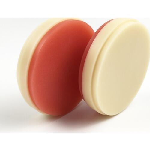 12 Pieces OD98*20mm/22mm 2 Color Pink+A2 CADCAM Dental PMMA Discs for Temporary Crowns & Bridges