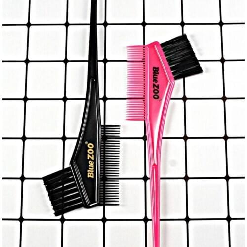 2Pcs Professional Dye Paint Brush Dyeing Comb Plastic Barber Shop Hair Dye