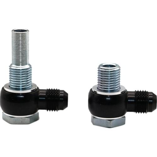 6AN x 1/4NPSM 4L80E for GM Transmission Oil Cooler 90 Degree Banjo Fittings