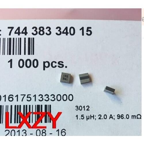 Free Shipping 10PCS/lot 74438334015 W E SMD integrated high current inductor 1212 3012-1.5UH 5.7A