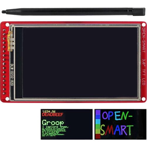 OPEN-SMART 3.0 " inch TFT LCD Shield module Touch Screen Breakout Board with Touch Pen for Arduino UNO R3 / Nano/ Mega2560