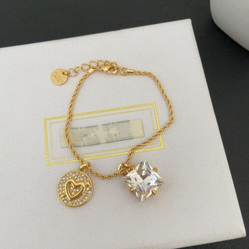 European and American fashion personality Swarovski crystal bracelet