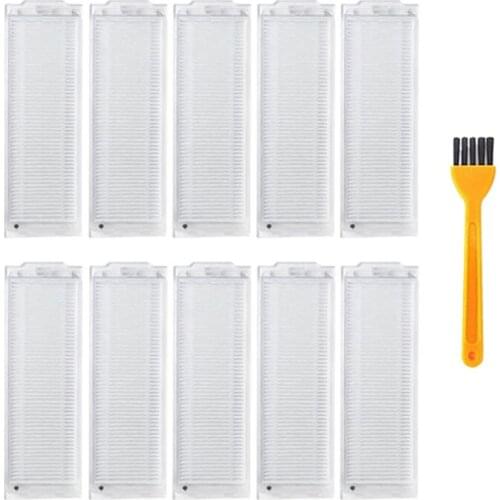 10Pcs HPEA Filters For Xiaomi Mijia 2Nd Generation STYTJ02YM Sweeping Mopping Robot Vacuum Cleaner Parts Filter