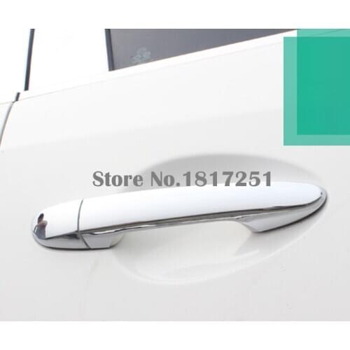 Abs Chrome Car Side Door Handle Cover Trim With SMART Keyhole For Mazda CX-5 CX5 CX 5 2017 2018 2019 2020 Car Accessories