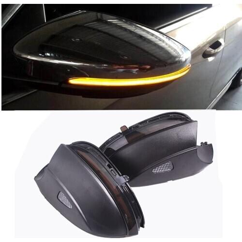 Dynamic Mirror Indicator Blinker Side LED Turn Signal Light Sequential for VW Scirocco MK3 Passat B7 CC EOS Beetle