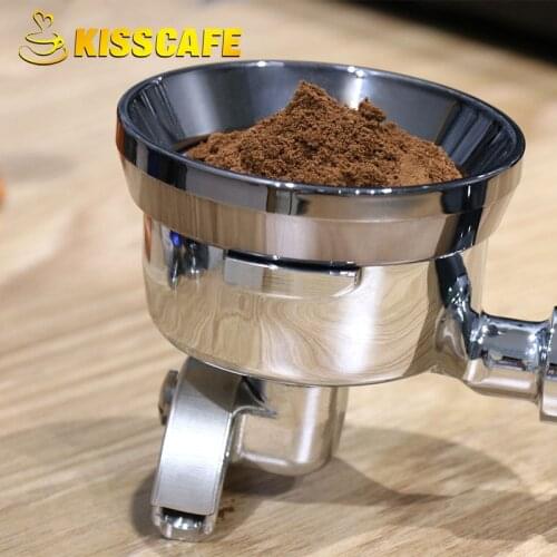 1pc Stainless Steel Intelligent Dosing Ring 58MM for Brewing Bowl Coffee Powder Espresso Barista Tool Tamper Funnel Portafilter