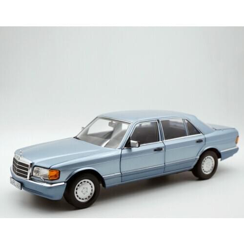 1/18 Classic Out Of Print Special Die Casting Metal 560SEL W116 Home Display Collection Model Toys For Children