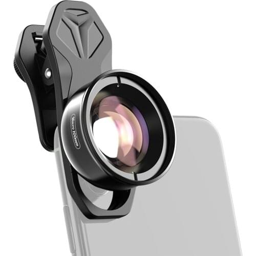 APEXEL APL-HB100mm Universal Smartphone Macro Lens 4K HD Phone Camera Lens For iPhone 11/XS/XS Max/XR/X/8/8 Plus