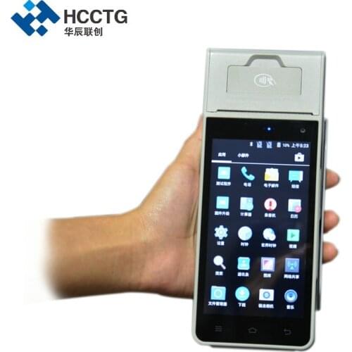 Handheld Android 7.1 Portable RAM1GB+ROM8GB Biometric Fingerprint Pos Terminal With Printer Z90