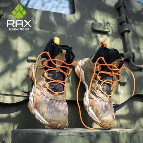 Rax Mens Breathable Hiking Shoes Hiking Boots Summer Trekking Shoes Walking Outdoor Sneakers Climbing Mountain Boots Zapatillas