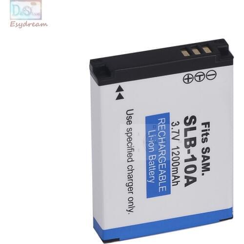 SLB10A SLB-10A 1200mAh Camera Battery for Samsung NV9/TL9 M310W L310W/SL310 L210 L110 L100 P1000 ES60 ES55/SL102 PM190