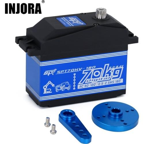 SPT70HV 15T 70KG Super Torque Digital Servo with Metal Arm for 1:5 Traxxas X-MAXX ARRMA KRATON BAJA RC Car Parts