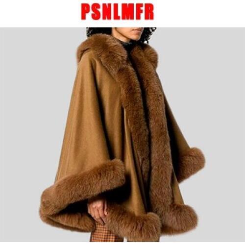 Warm Thick Oversized Winter Jacket for Women Fashion Knitted Natural Fur Vest 2020 Hot Selling Windproof Loose Real Fur Coat