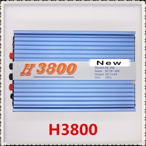 H3800 Transformer 24V to 13.8V 65A/100A Regulator Power supply for Mobile Two way Radio Car Radio 18V-40V In 13.8V 65A/100A Out