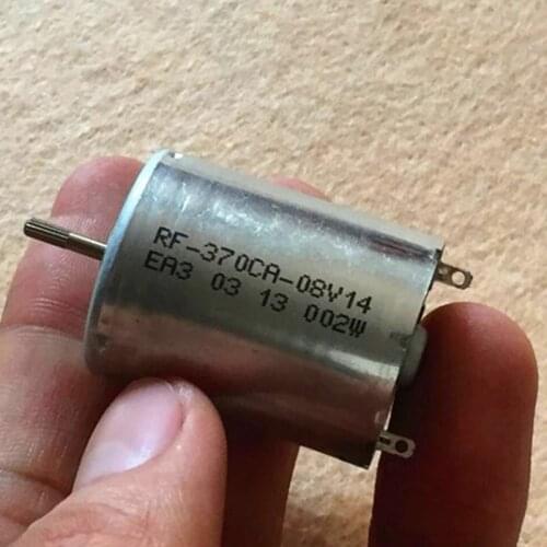 RF-370CA DC Motor High Speed Motor 8V DC 7000RPM Electric Motors For Toys