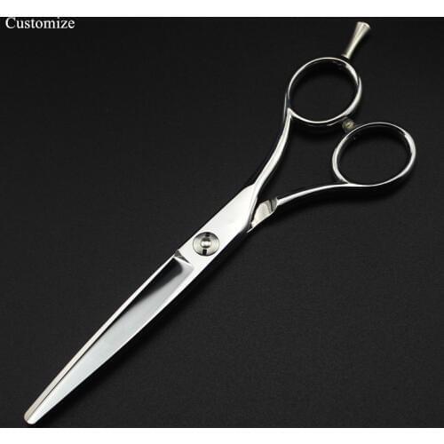Customize logo Japan 440c 6 inch upscale hair salon scissors cutting barber makas tools cut hair shears hairdressing scissors