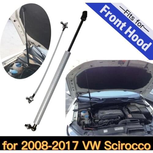 1PC Hood Strut for 2008-2017 VW Volkswagen Scirocco 3rd Hatchback Front Bonnet Gas Spring Lift Support Shock Damper Absorber Rod