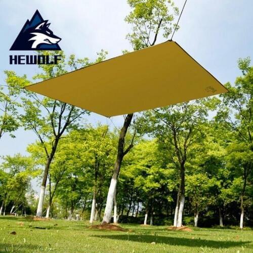 145*180cm Waterproof Sun Shelter Tent Tarp Anti UV Beach Shade Outdoor Multi-function Camping Rain Fly Sunshade Awning Canopy