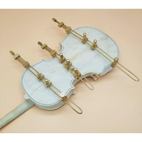 3pcs Brass Violin Board Repair Middle Crack Clamps, Violin Luthier Tools Free Shipping