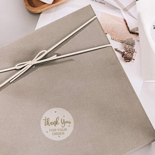 500 Labels Roll Flower Thank You Stickers Seal Label Sticker Custom Handmade Gift Decoration Sticker Scrapbooking For Party D8W5