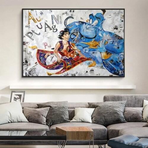 5D DIY Diamond Painting Disney Aladdin and The Magic Lamp Cross Stitch Kit Full Drill Embroidery Mosaic Art Decor Gift