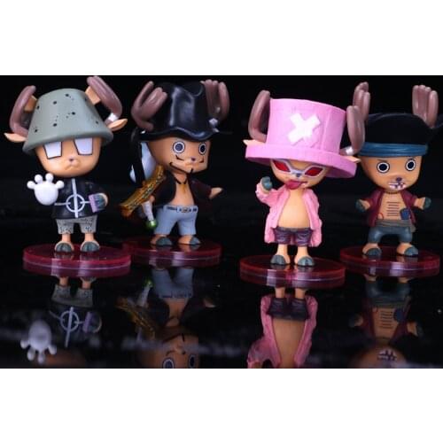Anime One Piece Tony Tony Chopper Cosplay Donquixote Doflamingo Dracule Mihawk Kuma PVC Action Figure Collection Model Toys Doll