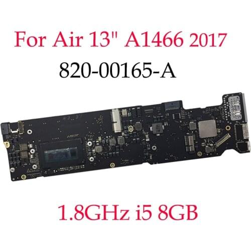For Apple MacBook Air 13" A1466 Logic Board Motherboard Mainboard 8GB 1.8GHz Core i5 2.2GHz Core i7 820-00165-A