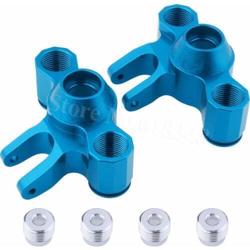 For RC 1/10 Summit RC Model Car Aluminum Axle Carriers Steering Knuckles L/R Hop-Up 5334