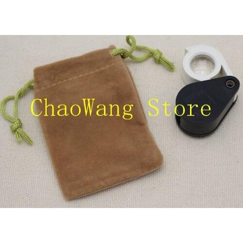 10X jewelry magnifier jewelers loupe with bag