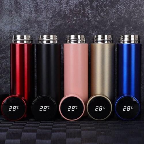 Intelligent Stainless Steel Thermos Temperature Display Smart Water Bottle Vacuum Flasks Thermoses Coffee Cup Christmas Gifts