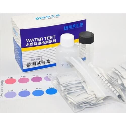 Determination of heavy metal aluminum ion Al3+ content in industrial wastewater Wastewater by aluminum determination kit