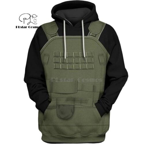 PLstar Cosmos Camouflage disguise Terminator Field suit 3d hoodies/Sweatshirt Winter autumn funny cosplay streetwear