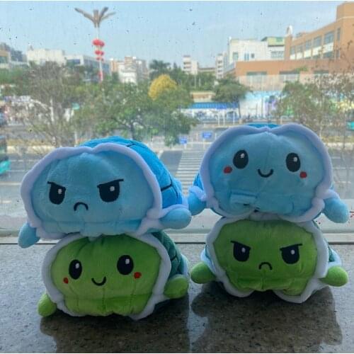 Plush Turtle Stuffed Animal Toys Big Eyes Sea Turtle Tummy Hugging Gift Soft Stuffed Animals Doll Pillows Baby Kid Cute Gifts