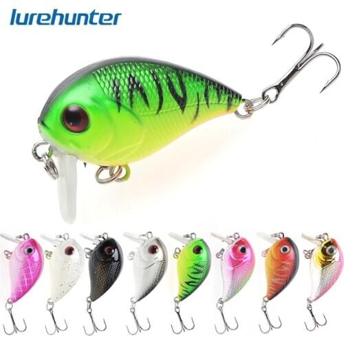 Crank Fishing Lure 45mm 7g Artificial MinnowsTopwater Swim Carp Fly Fishing Hard Bait Wobbler pesca Tackle