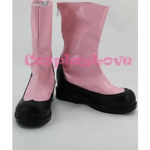 Cardcaptor Sakura Kinomoto Sakura Black Pink Cosplay Shoes Boots Hand Made For Halloween Christmas Festival CosplayLove