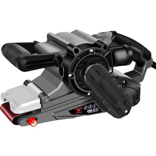 Sanding belt machine portable small sanding machine woodworking surface sanding machine industrial grade desktop polishing